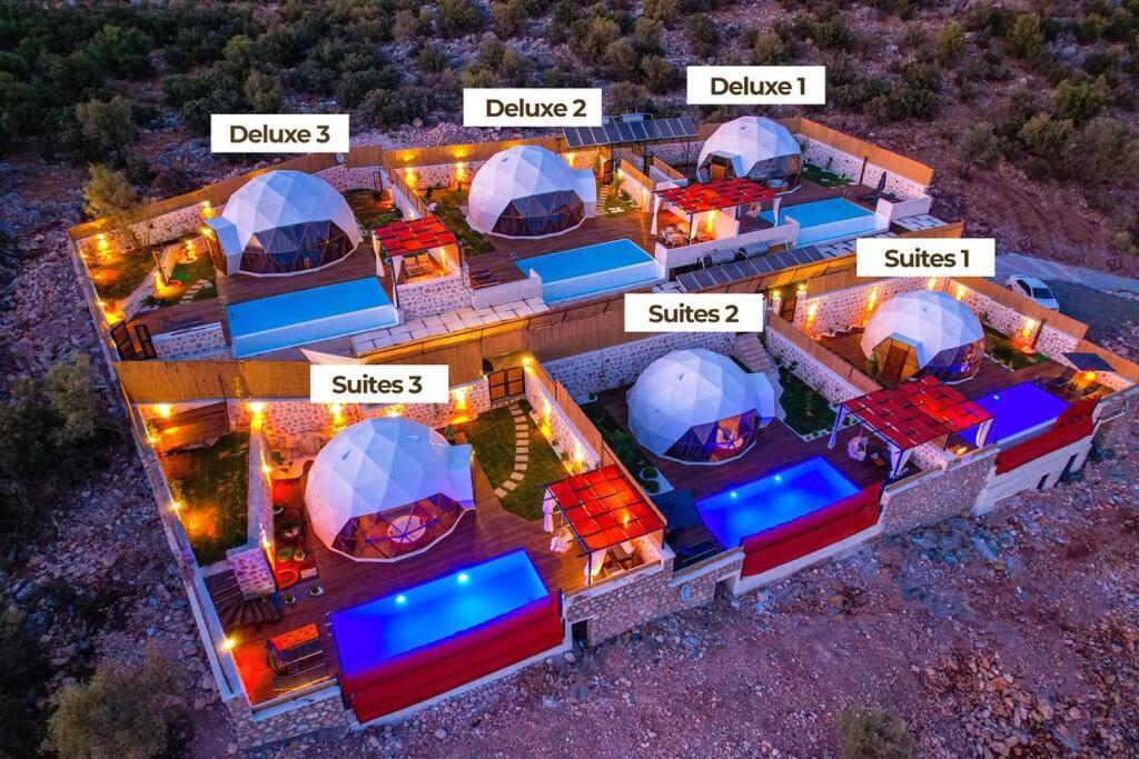 קס Kalkan Dome Suites & Deluxe Hotel מראה חיצוני תמונה