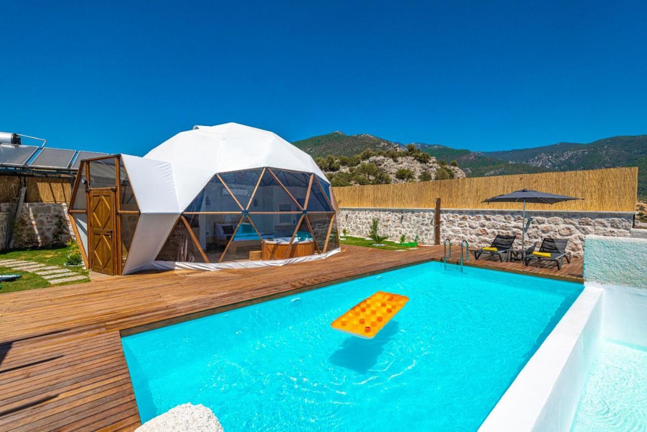 קס Kalkan Dome Suites & Deluxe Hotel מראה חיצוני תמונה