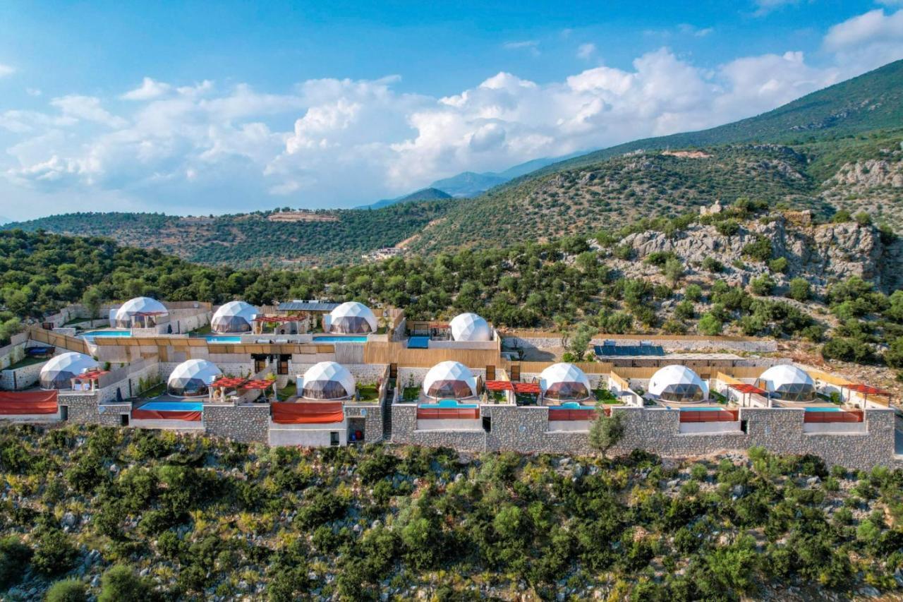 קס Kalkan Dome Suites & Deluxe Hotel מראה חיצוני תמונה