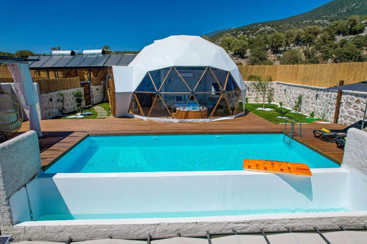 קס Kalkan Dome Suites & Deluxe Hotel מראה חיצוני תמונה