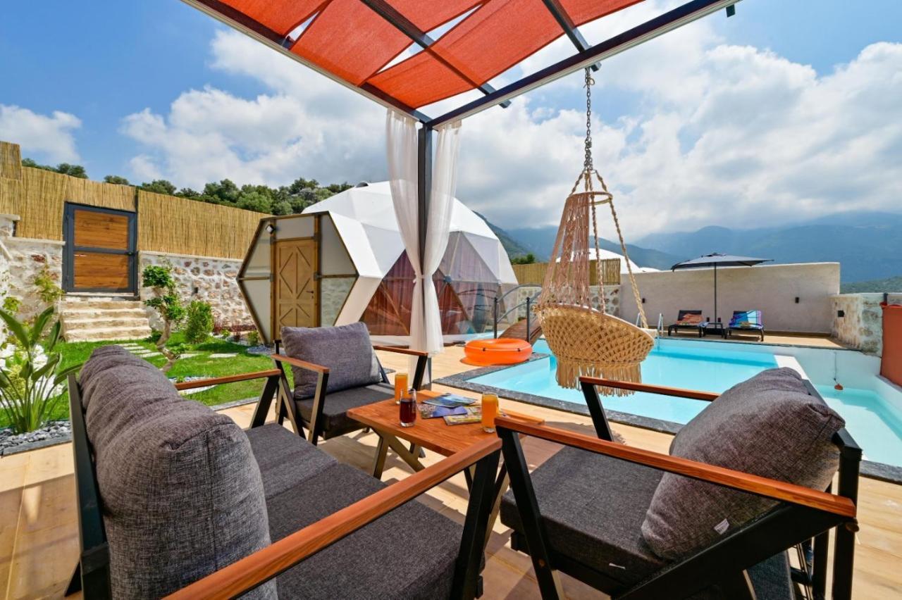 קס Kalkan Dome Suites & Deluxe Hotel מראה חיצוני תמונה