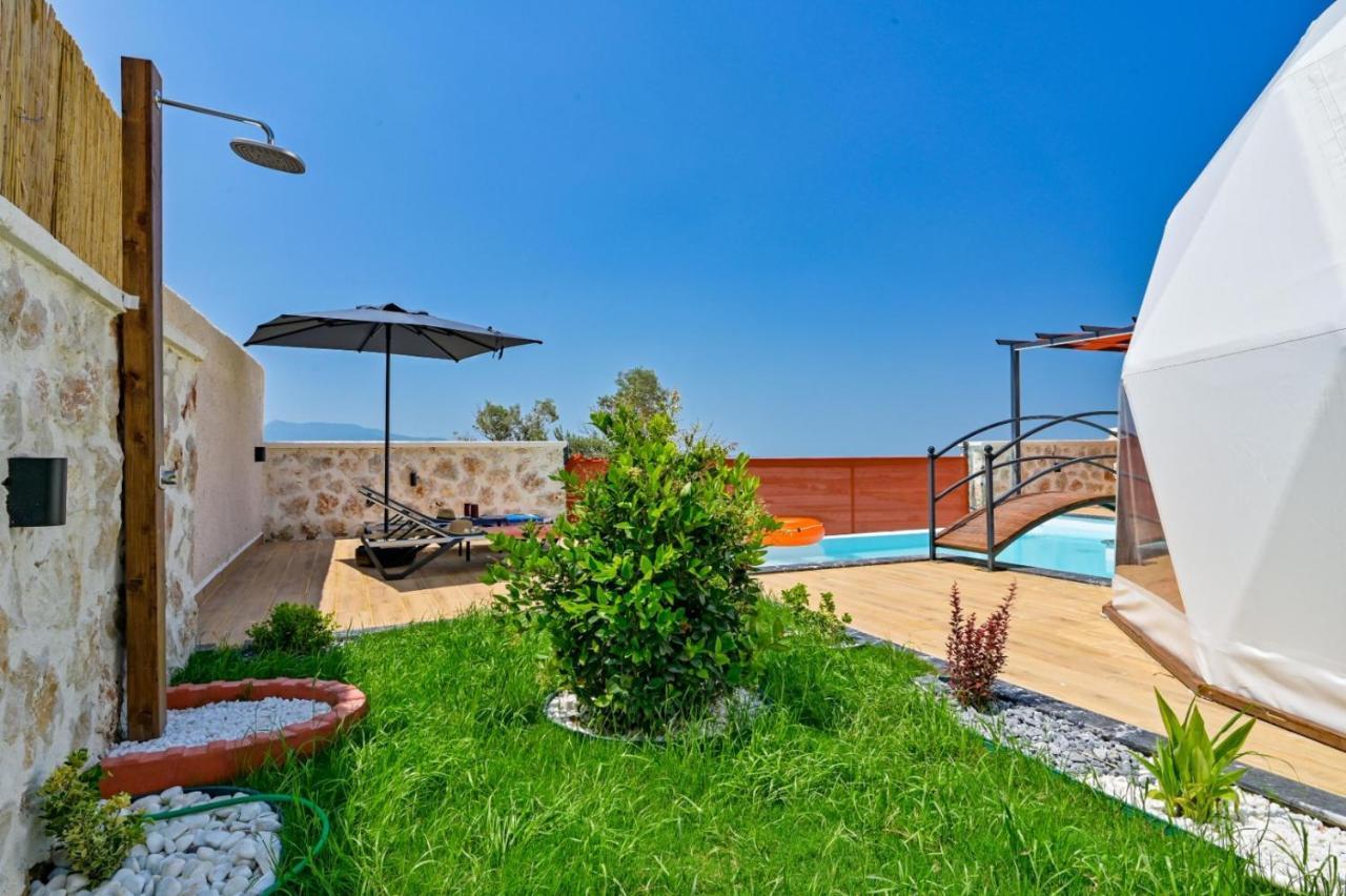 קס Kalkan Dome Suites & Deluxe Hotel מראה חיצוני תמונה